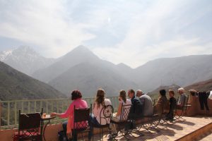lunch with a view over the high atlas