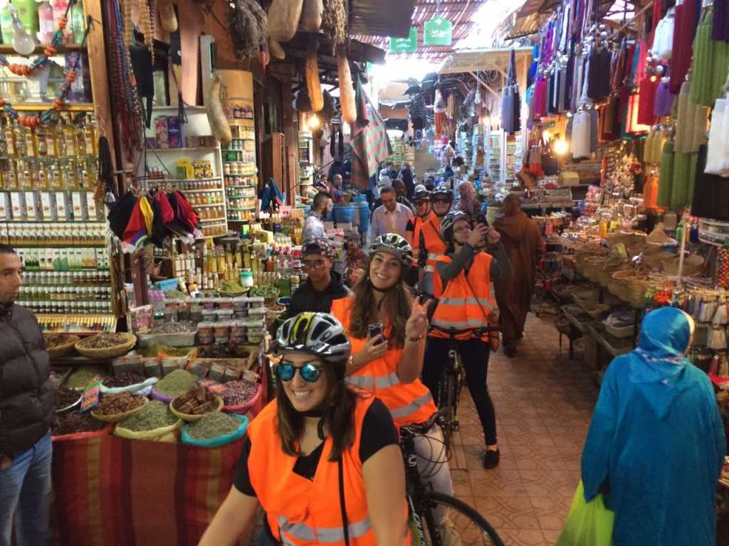 Radfahren in Marrakesch