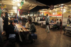 food stalls in marrakech