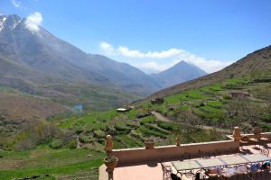 high atlas view from terrace